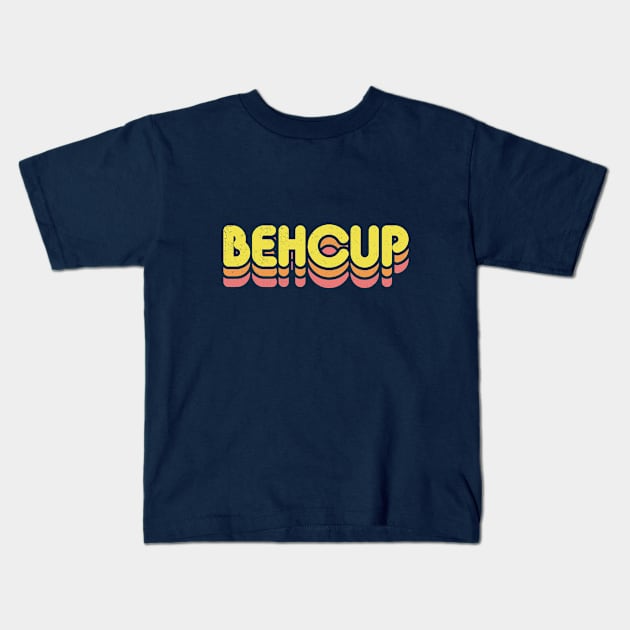 Retro Behcup Kids T-Shirt by rojakdesigns